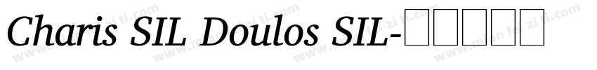 Charis SIL Doulos SIL字体转换